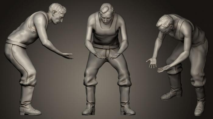 Figurines of people (STKH_0159) 3D model for CNC machine